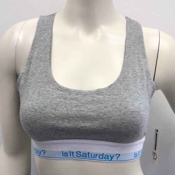 NWOT • Is it Saturday? Elastic Bralette. - Picture 1 of 8